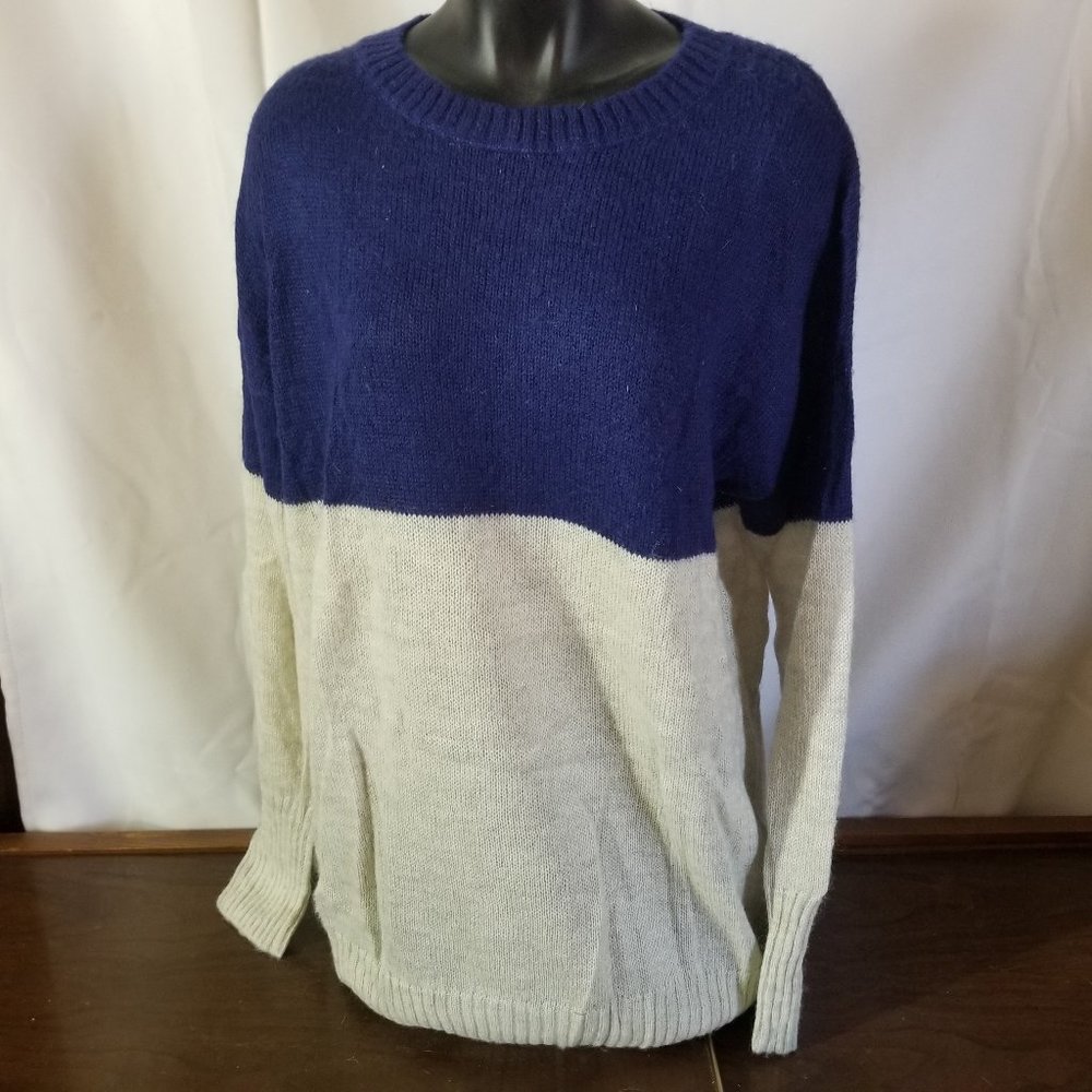 Gap oversized color block sweater Large